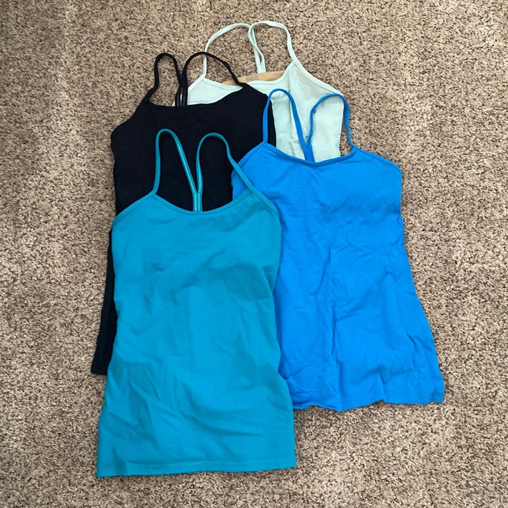 COPY - Bundle of 4 lululemon power Y tanks